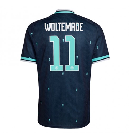 Německo Nick Woltemade #11 Venkovní Dres MS 2026 Krátký Rukáv Německo Nick Woltemade #11 Venkovní Dres MS 2026 Krátký Rukáv